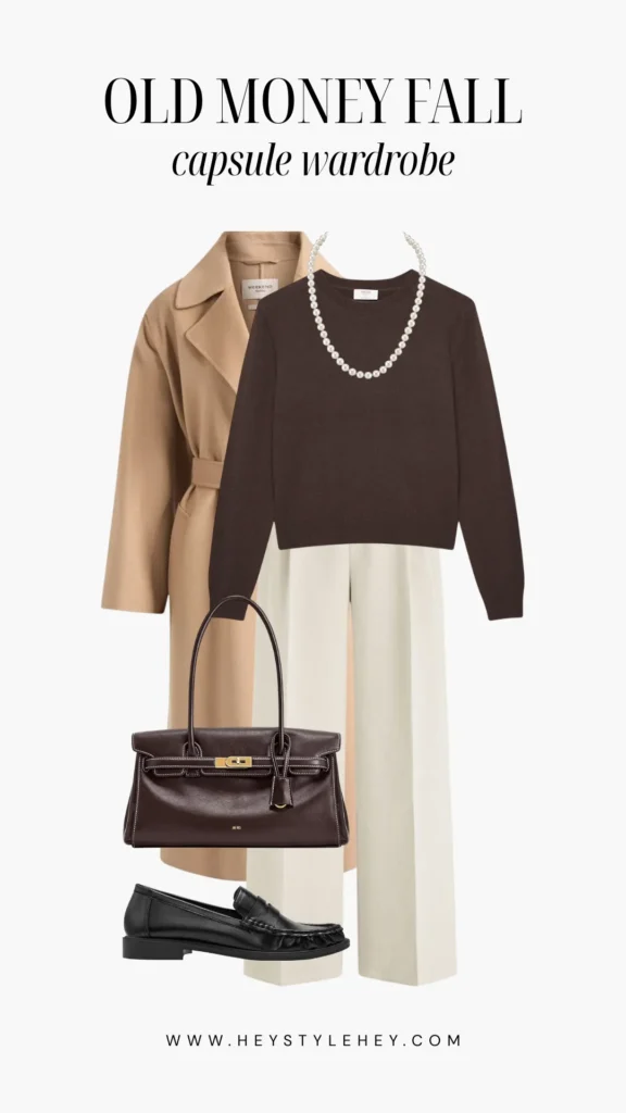 old money fall capsule wardrobe