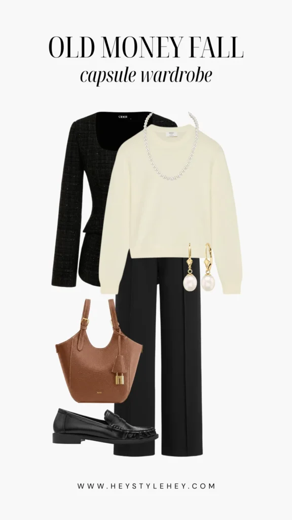 old money fall capsule wardrobe