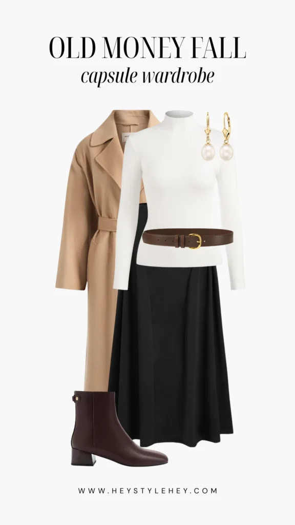 old money fall capsule wardrobe