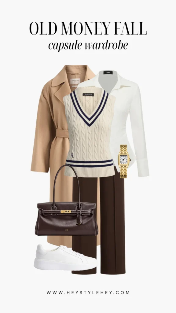 old money fall capsule wardrobe