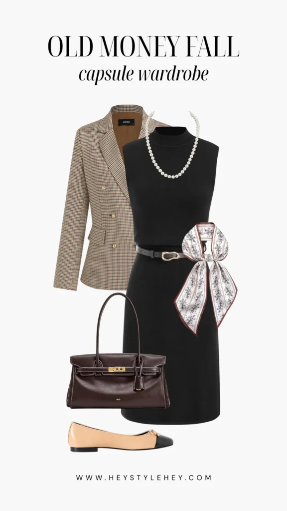 old money fall capsule wardrobe
