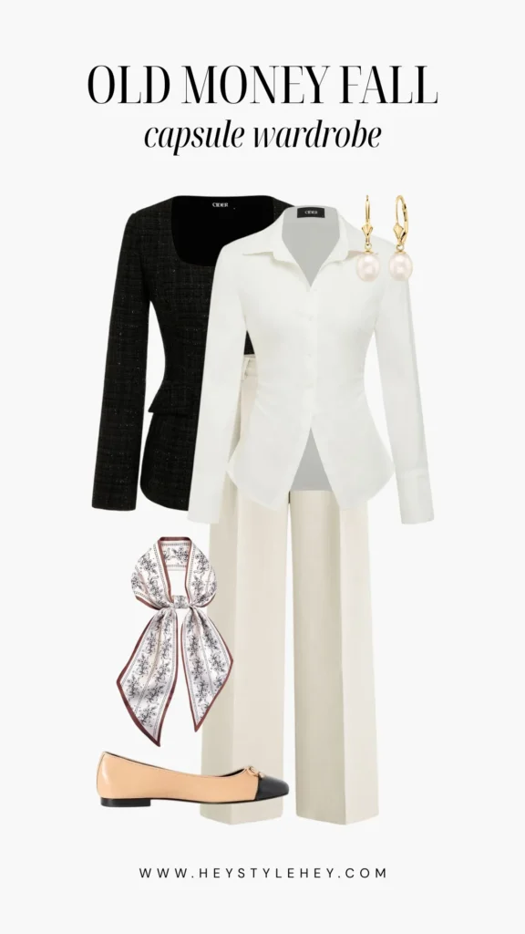 old money fall capsule wardrobe