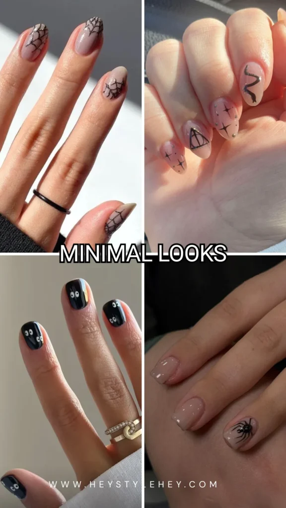 short halloween nails