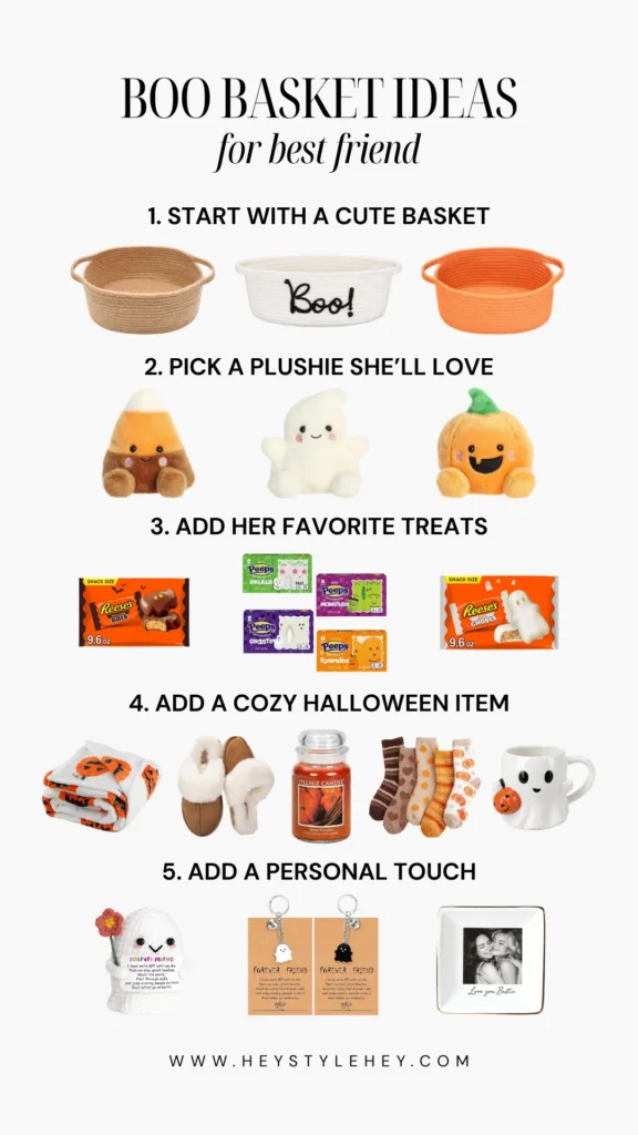 boo basket ideas for best friend