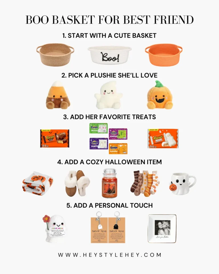 boo basket ideas for best friend