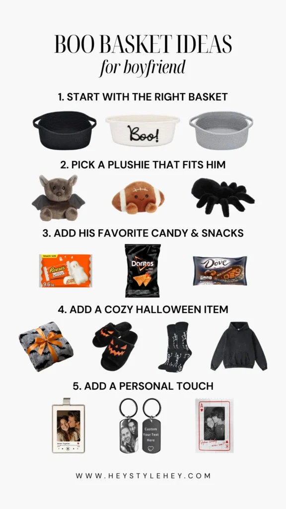 boo basket ideas for boyfriend
