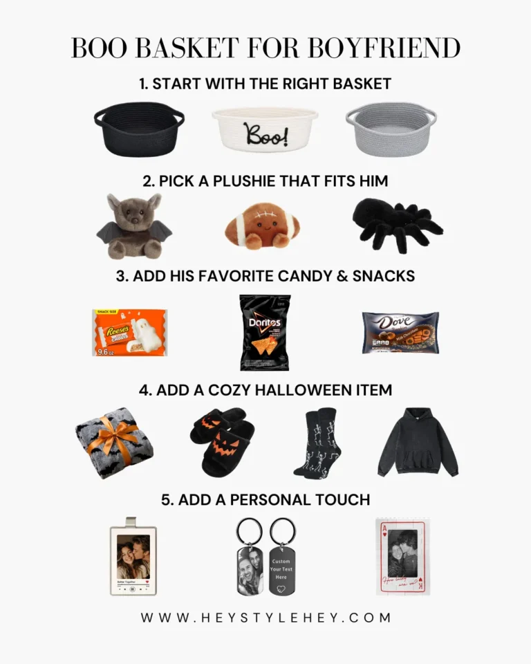 boo basket ideas for boyfriend