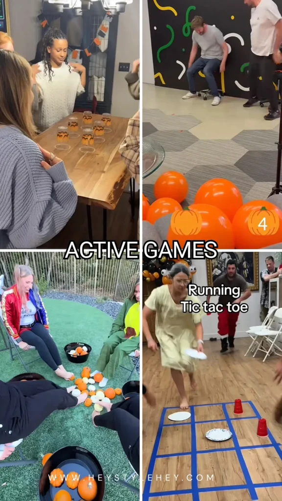 halloween party games for adults - active games