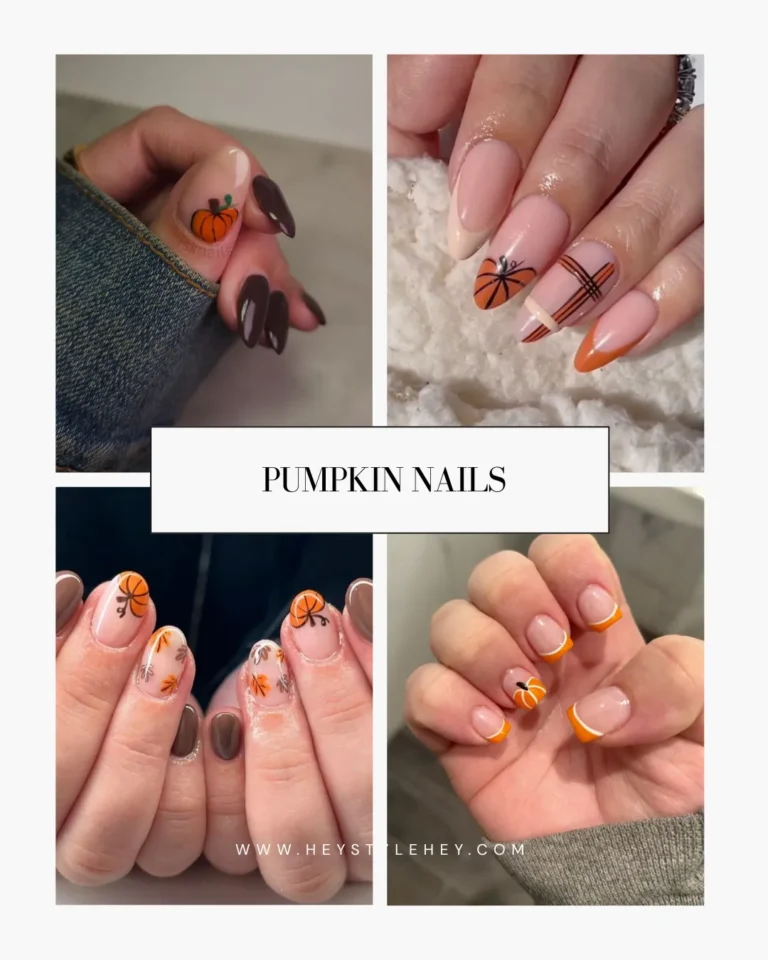 pumpklin nails