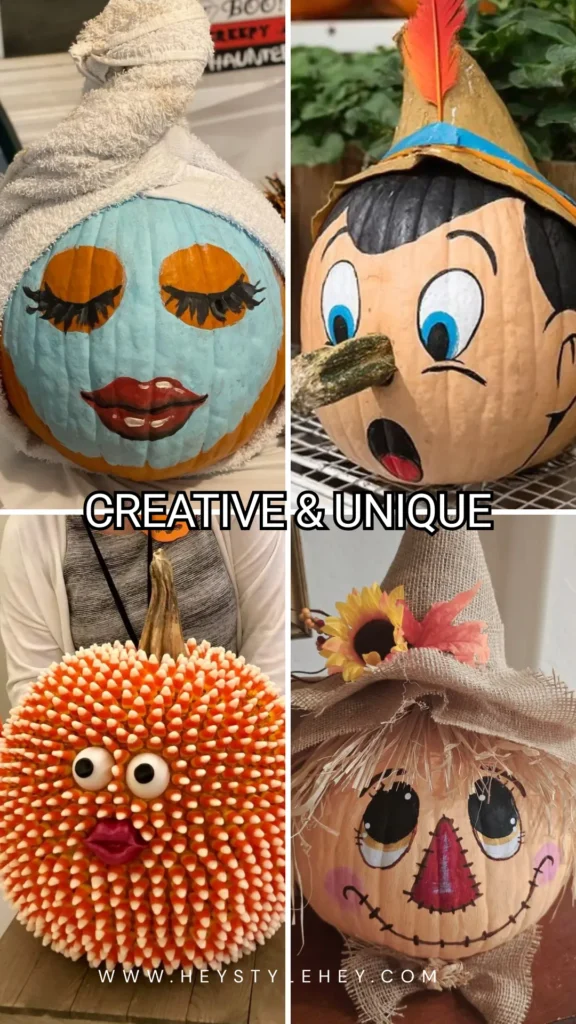 pumpkin painting ideas - creative