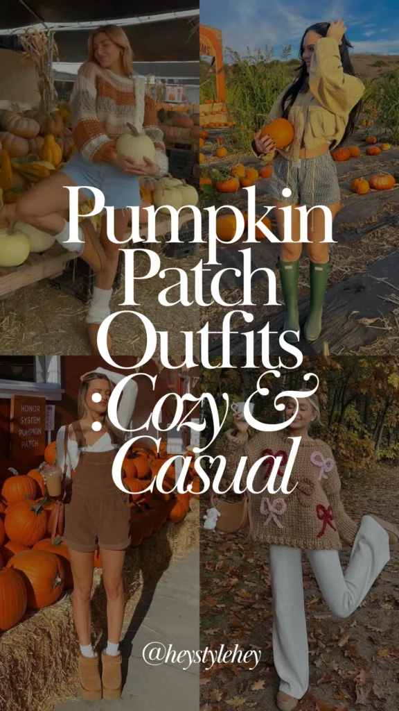 pumpkin patch outfits: cozy