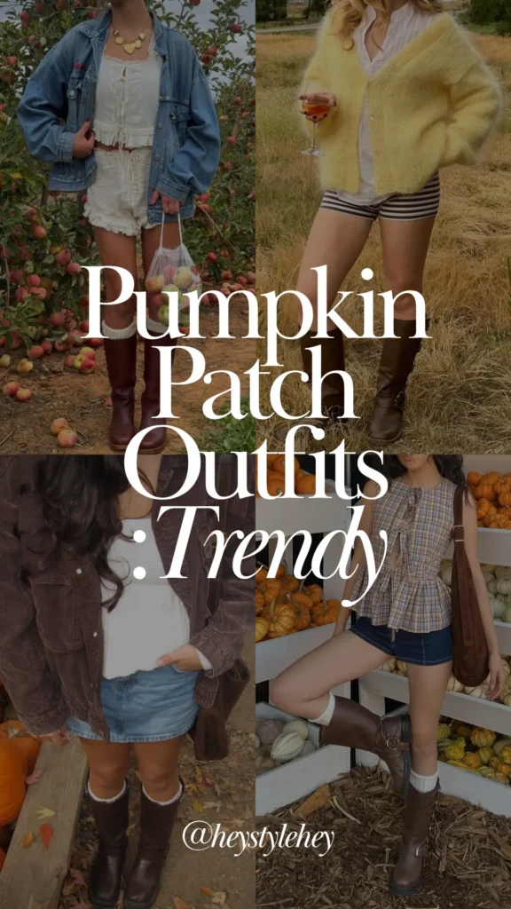 pumpkin patch outfits: trendy