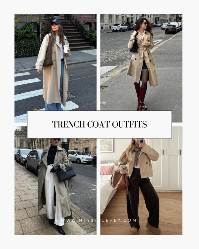 35+ Trench Coat Outfits That Go With Literally Everything