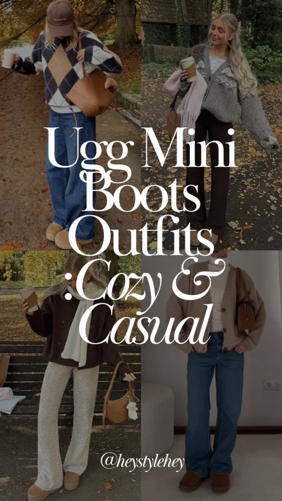 ugg mini boots outfits: cozy