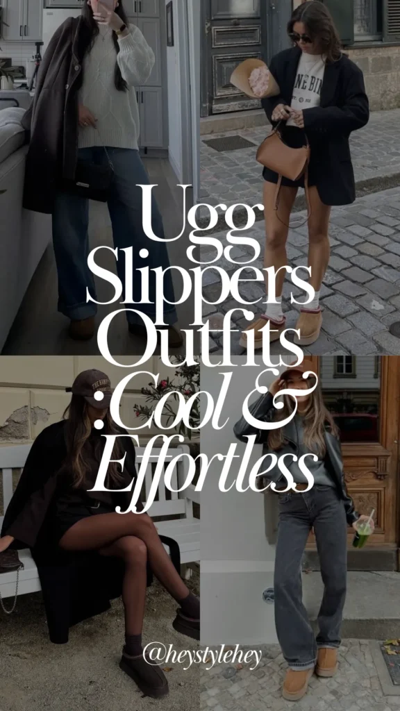 ugg slippers outfits: cool