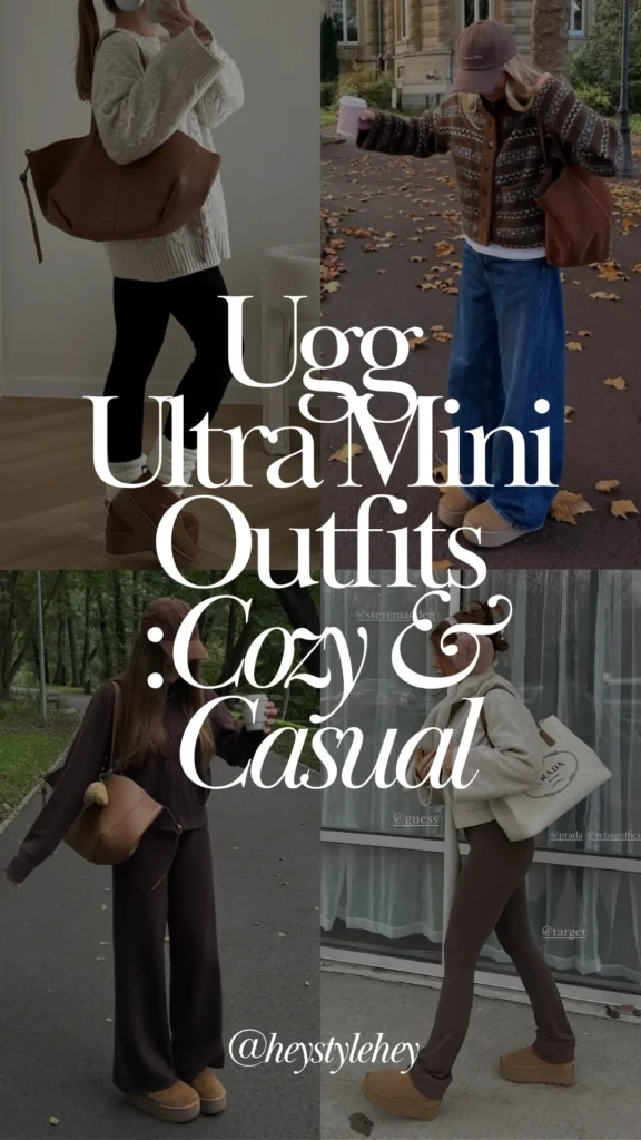 ugg ultra mini outfits: cozy