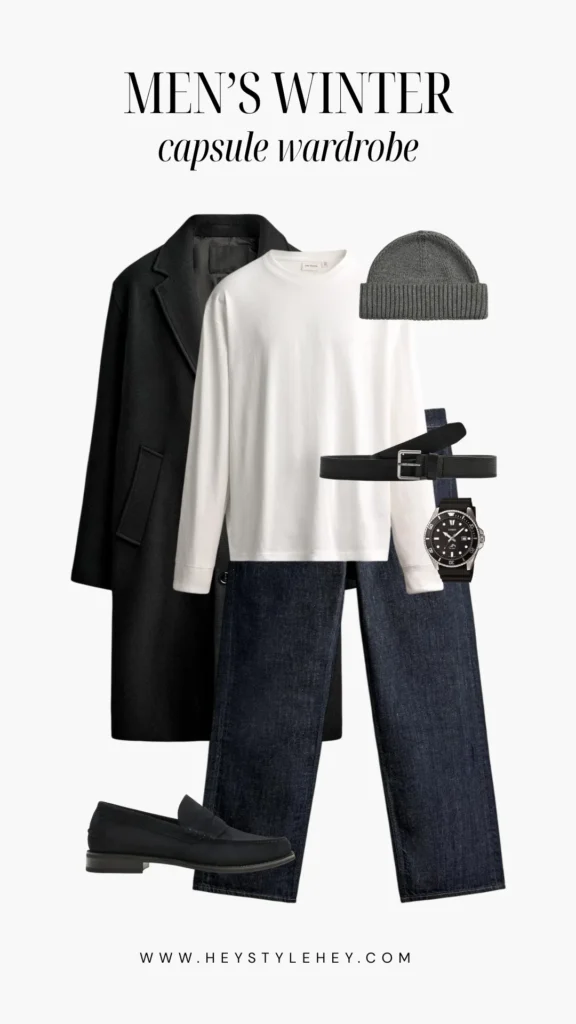 mens winter 2026 capsule wardrobe