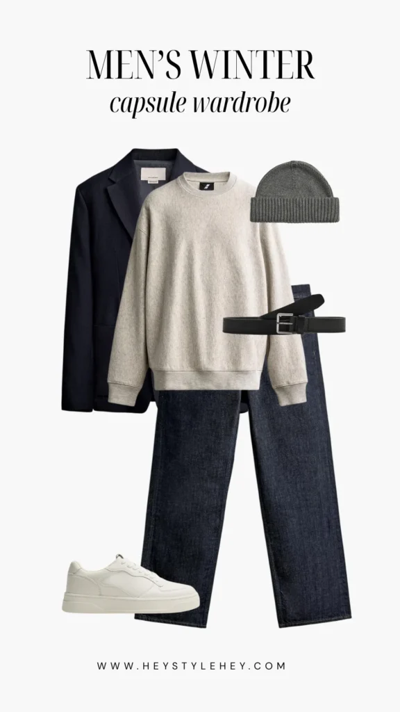 mens winter 2026 capsule wardrobe