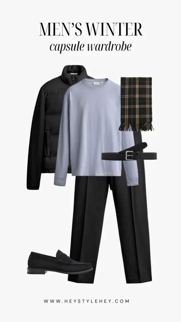 mens winter 2026 capsule wardrobe