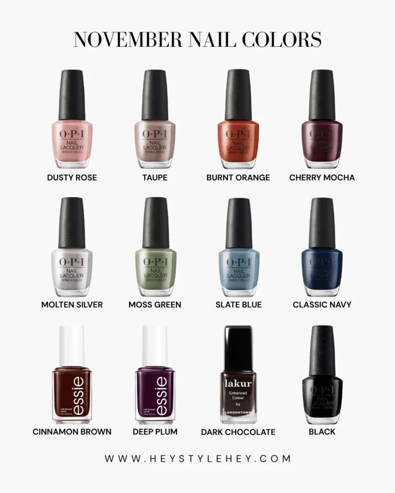 November nail colors
