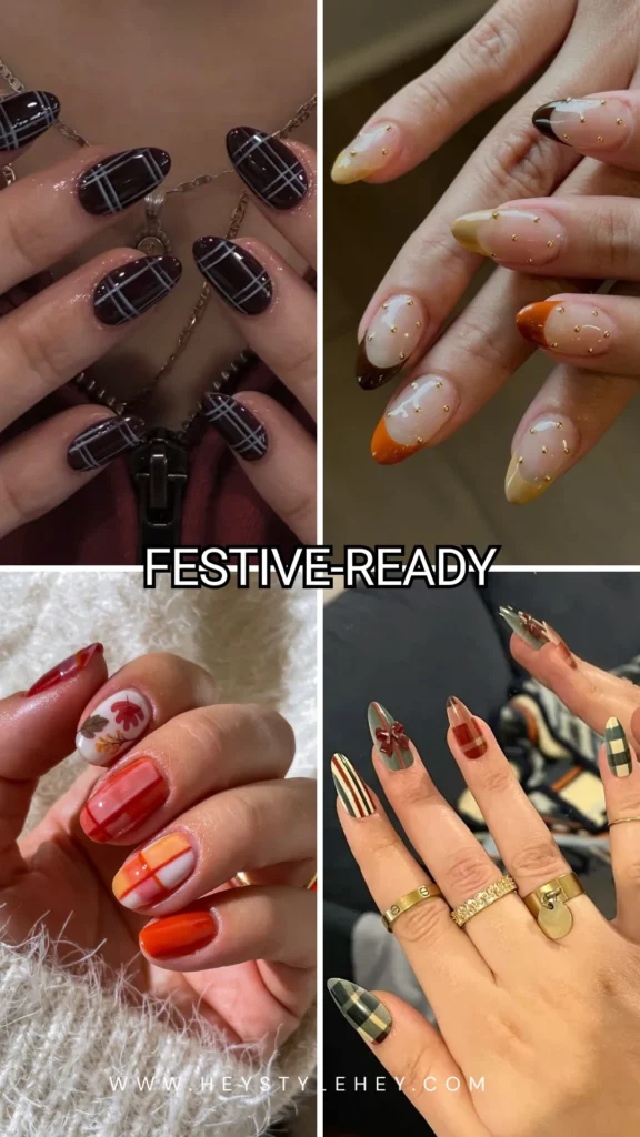 November nails - festive