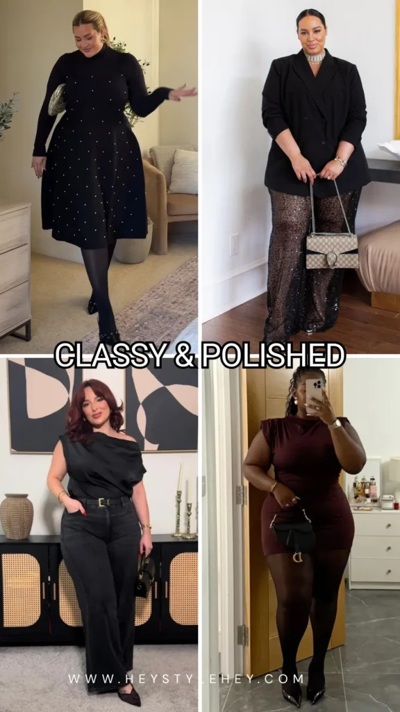 plus size Christmas outfits - classy