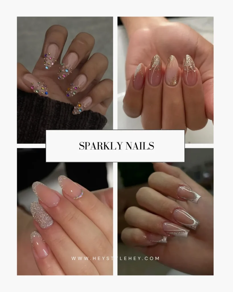 sparkly nails