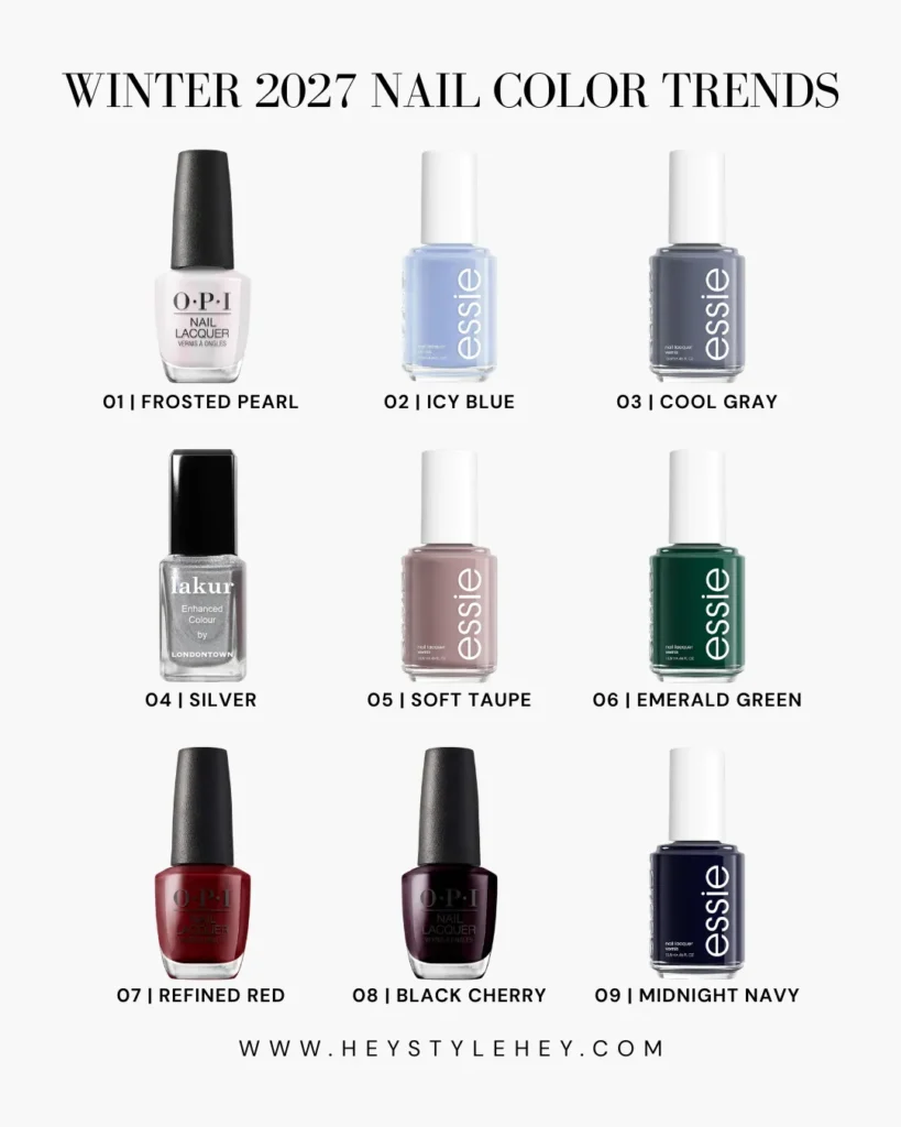 winter 2027 nail color trends