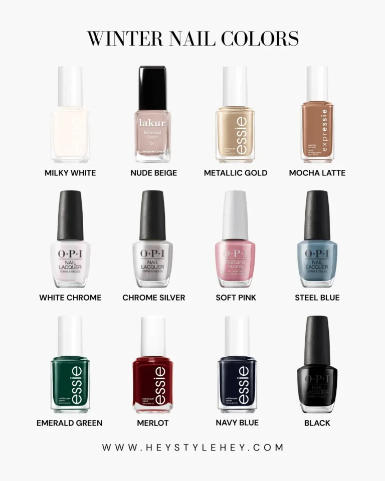 winter nail colors